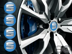 Seat Nabenaufkleber Ausgabe Individuelles Dome-Design